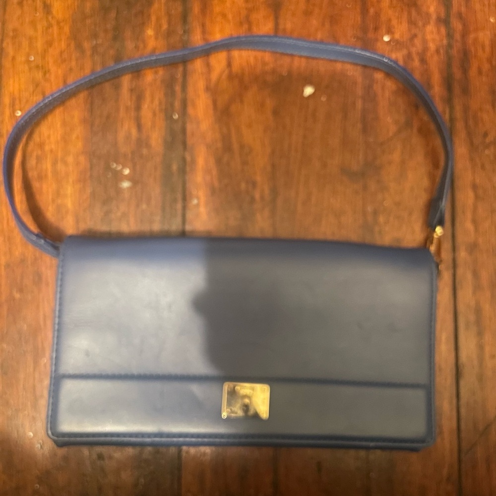 Roberto calvalli made in Italy shoulder leather bag.